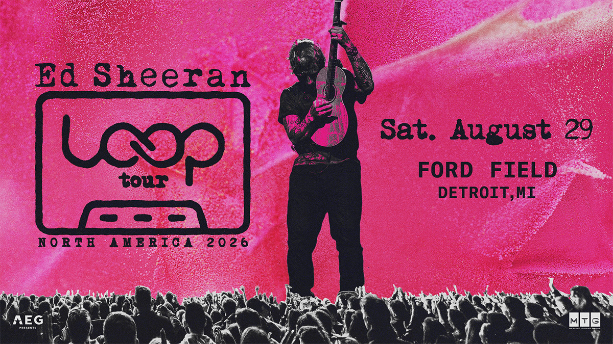 Ed Sheeran at Ford Field
